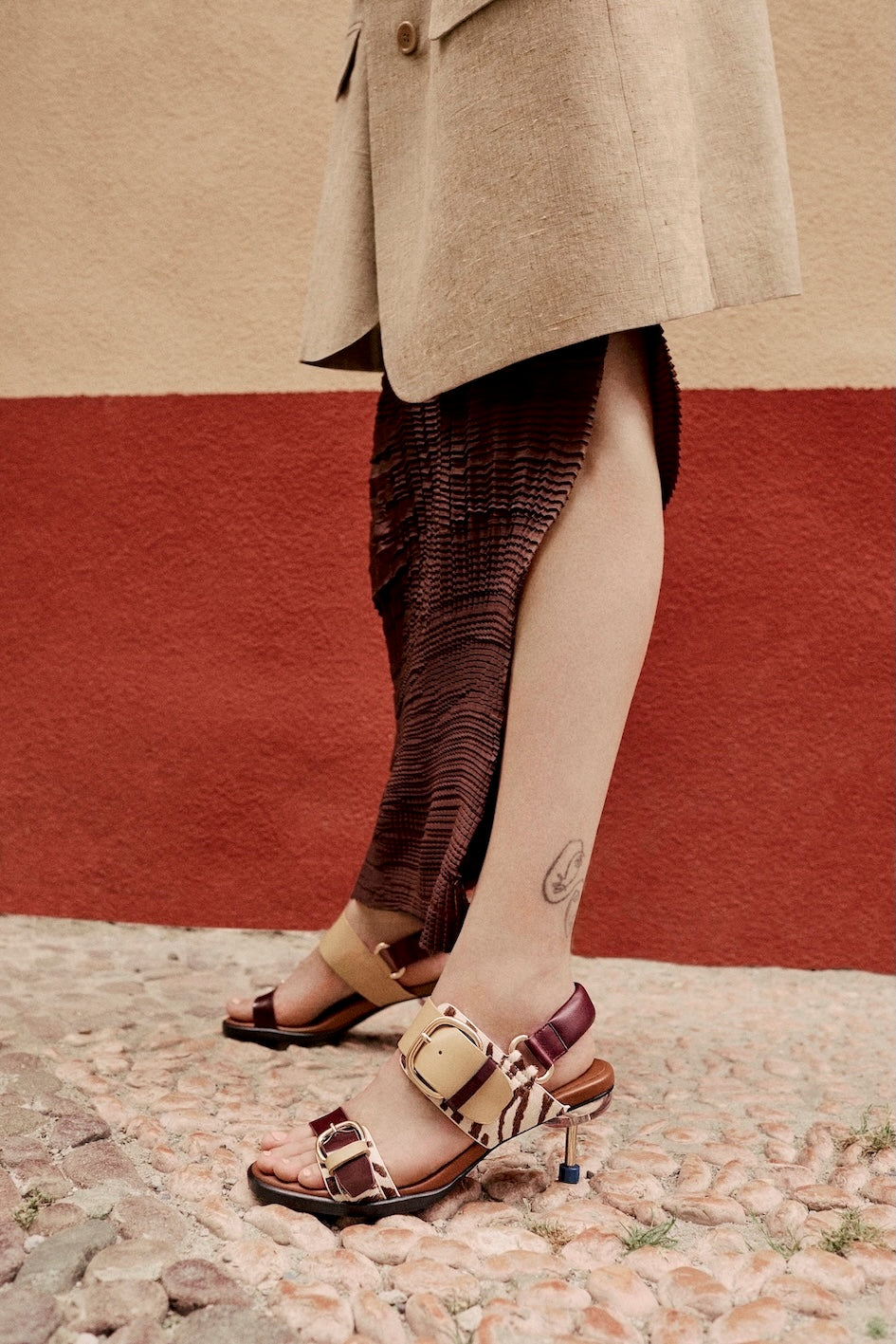 Super comfy 4CCCCEES heels with buckle detailing