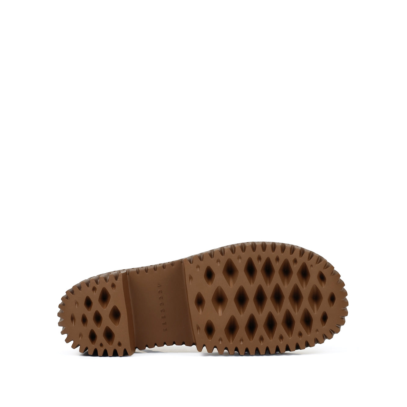 Brown leather cross-strap sandals from 4CCCCEES