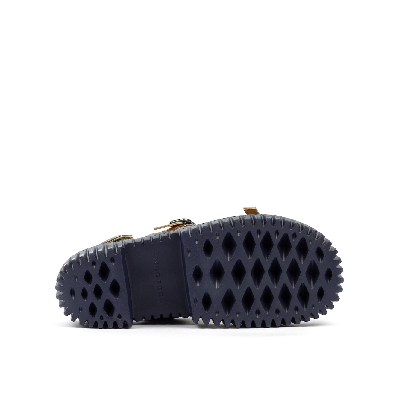 Metallic leather winter sandals for women at 4CCCCEES