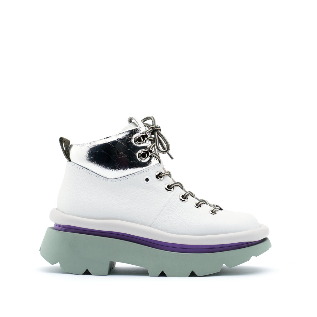 CRUNCH HIKER WHITE-LEATHER LINING